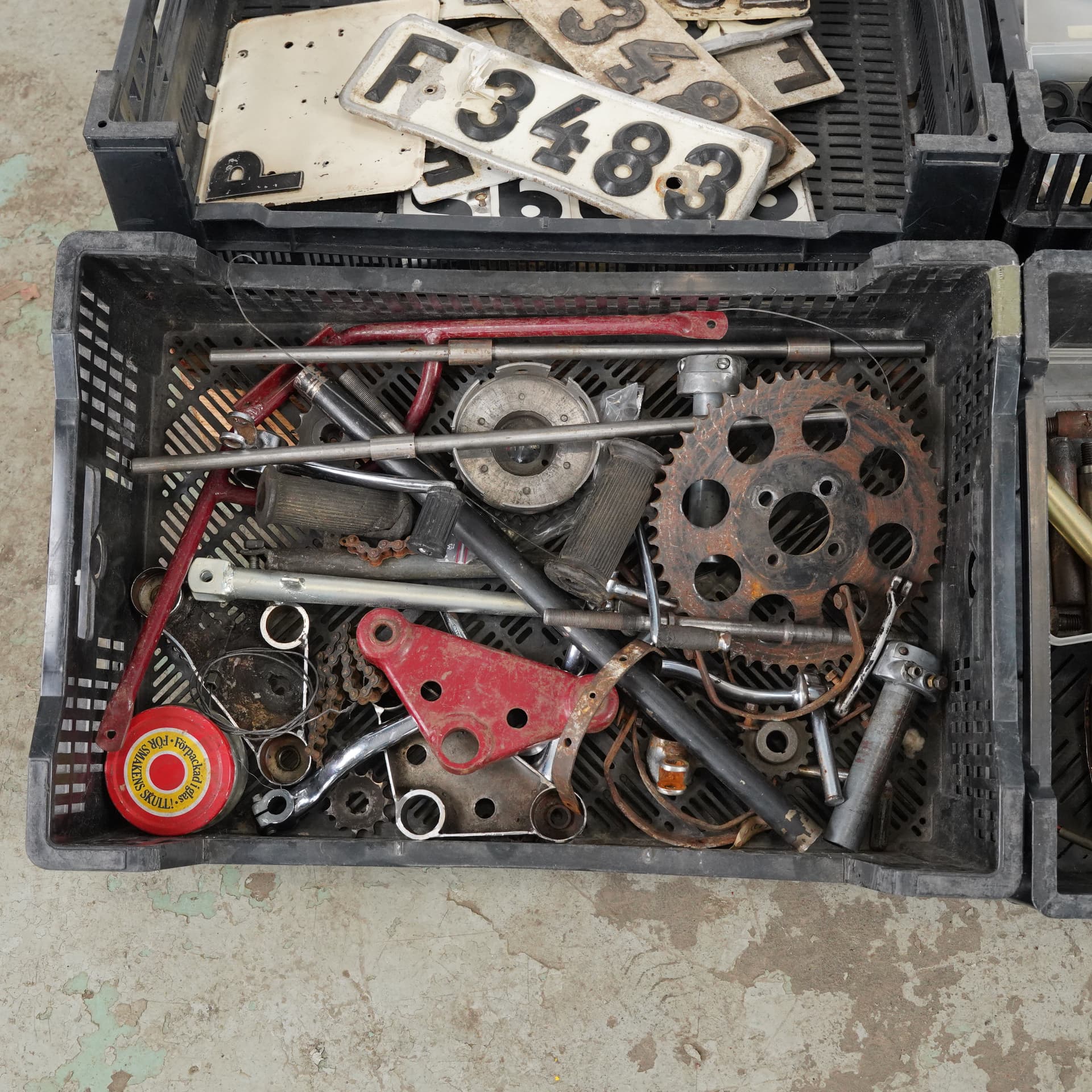 MOTORCYCLE PARTS, lot, 1950s, Sweden. - image 4