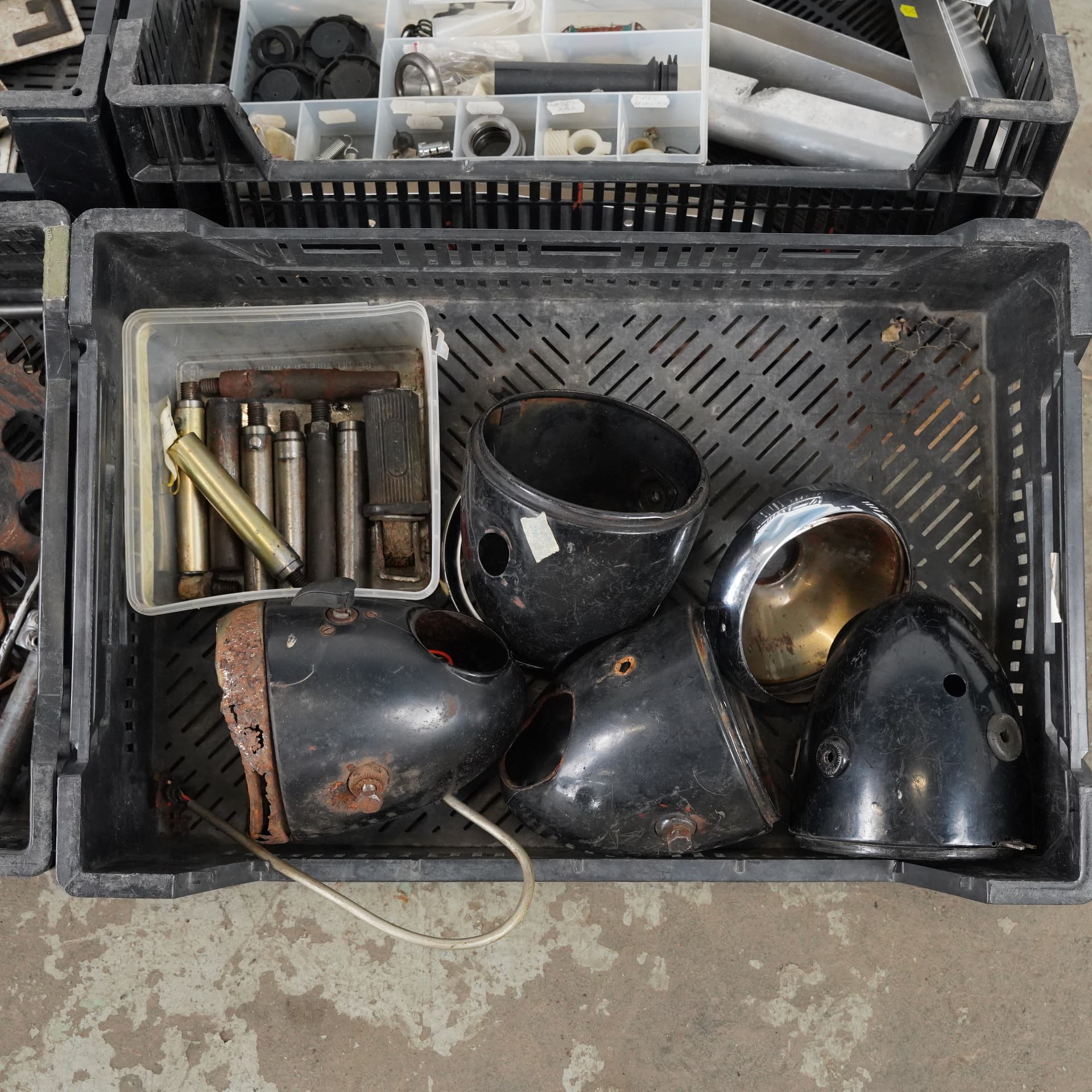 MOTORCYCLE PARTS, lot, 1950s, Sweden. - image 5