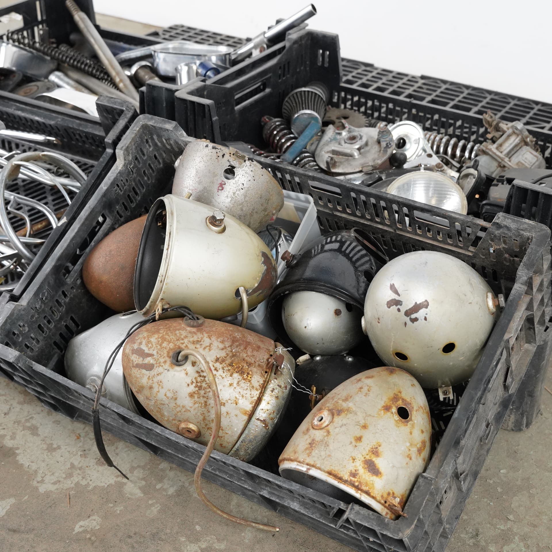 MOTORCYCLE PARTS, lot, 1950s, Sweden. - image 3