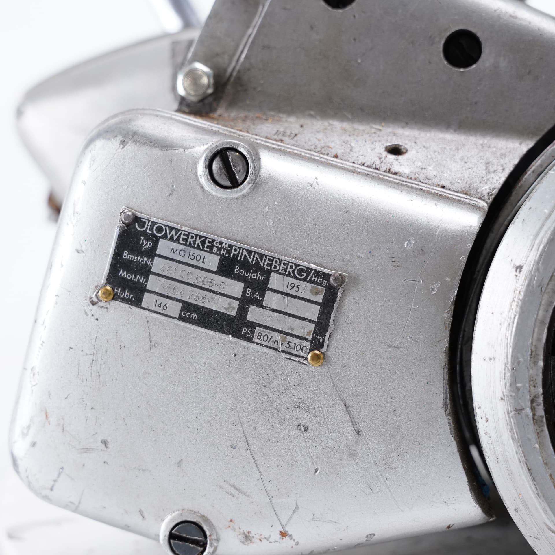 ILO, engine, 150cc, 1953, Germany. - image 3