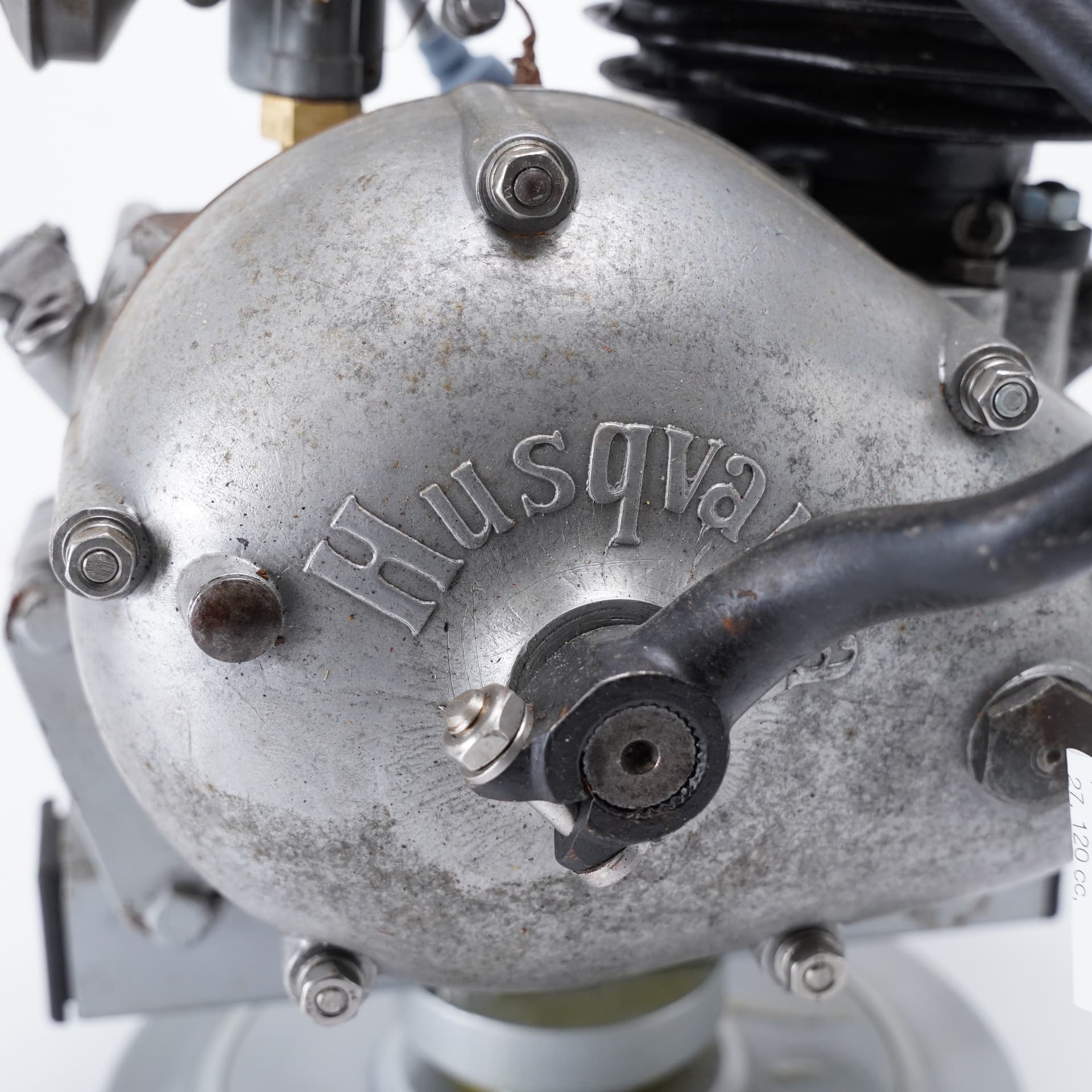HUSQVARNA, engine, model 27, 120 cc, 1950s, Sweden. - image 2