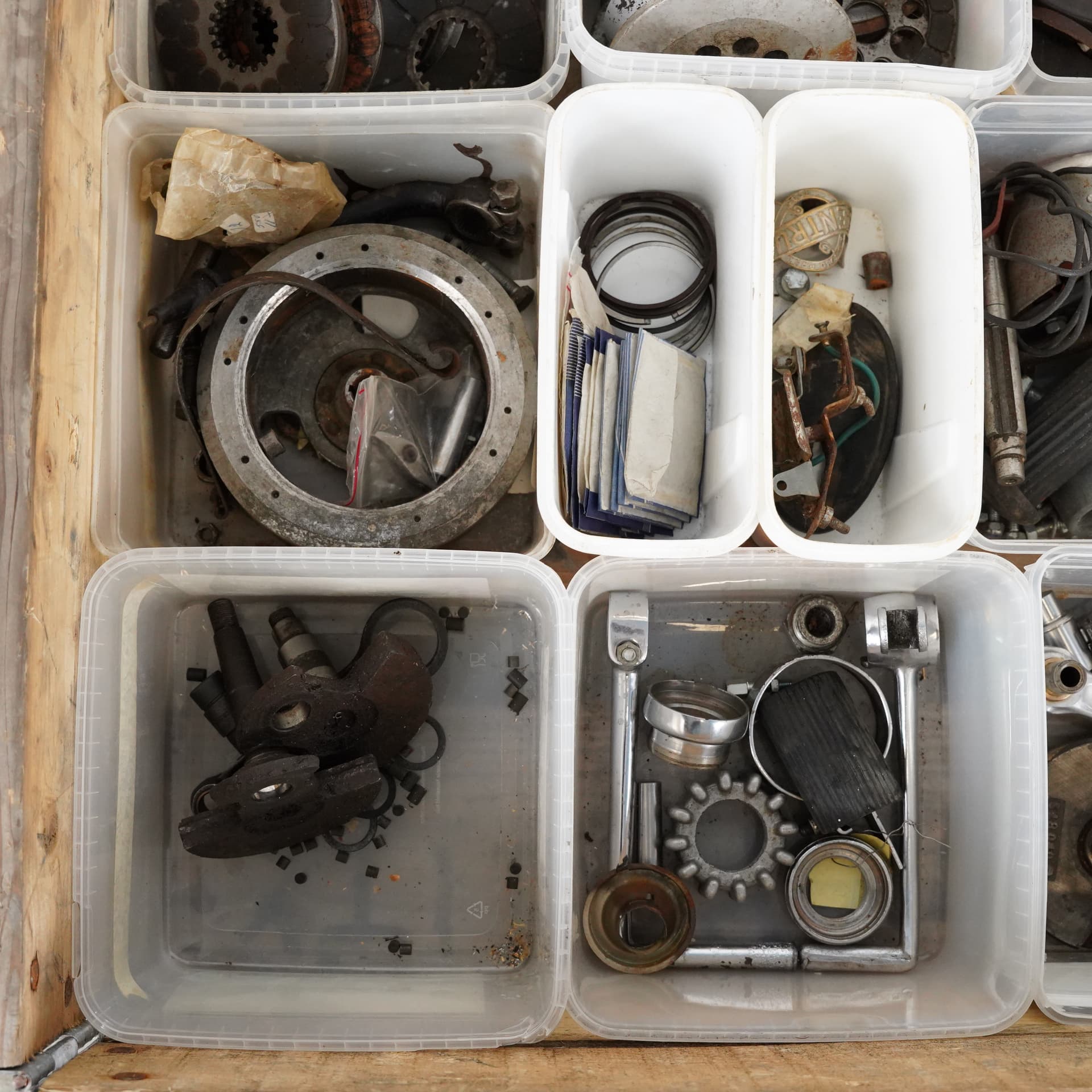 MOTORCYCLE PARTS, lot, for lightweight motorcycles, 1950s. - image 5