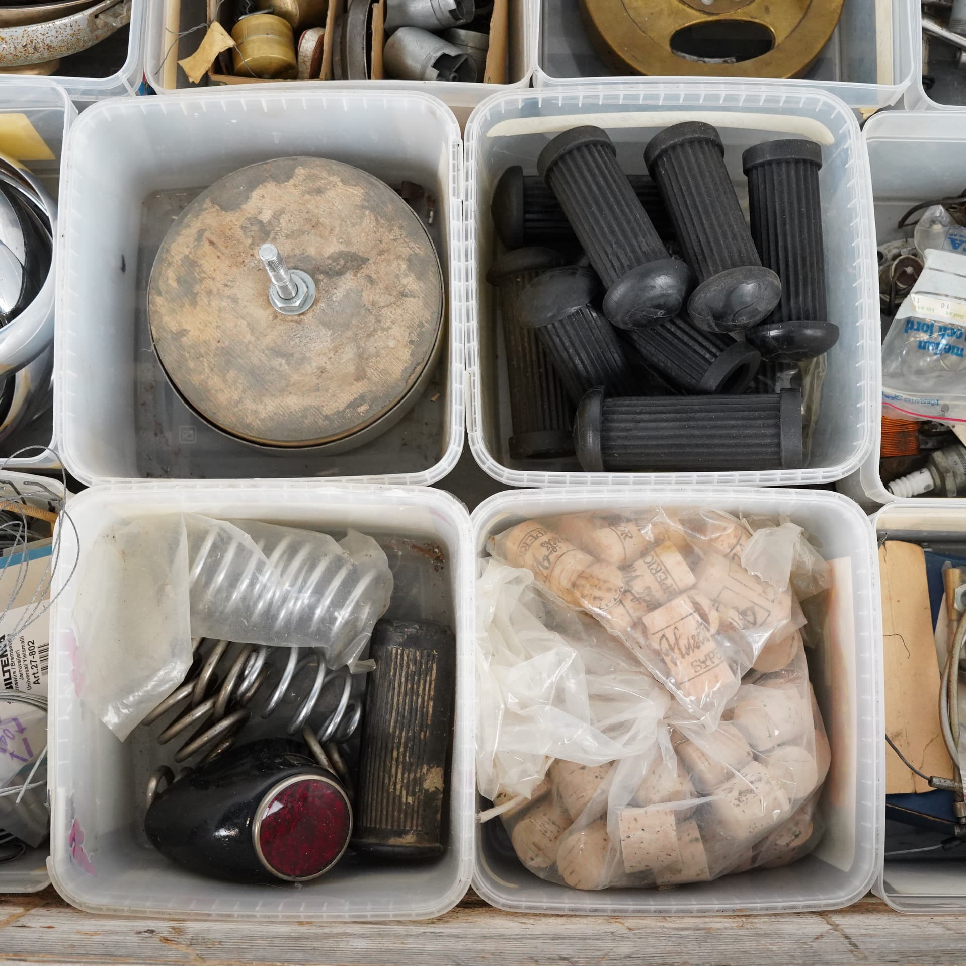 MOTORCYCLE PARTS, lot, for lightweight motorcycles, 1950s. - image 4