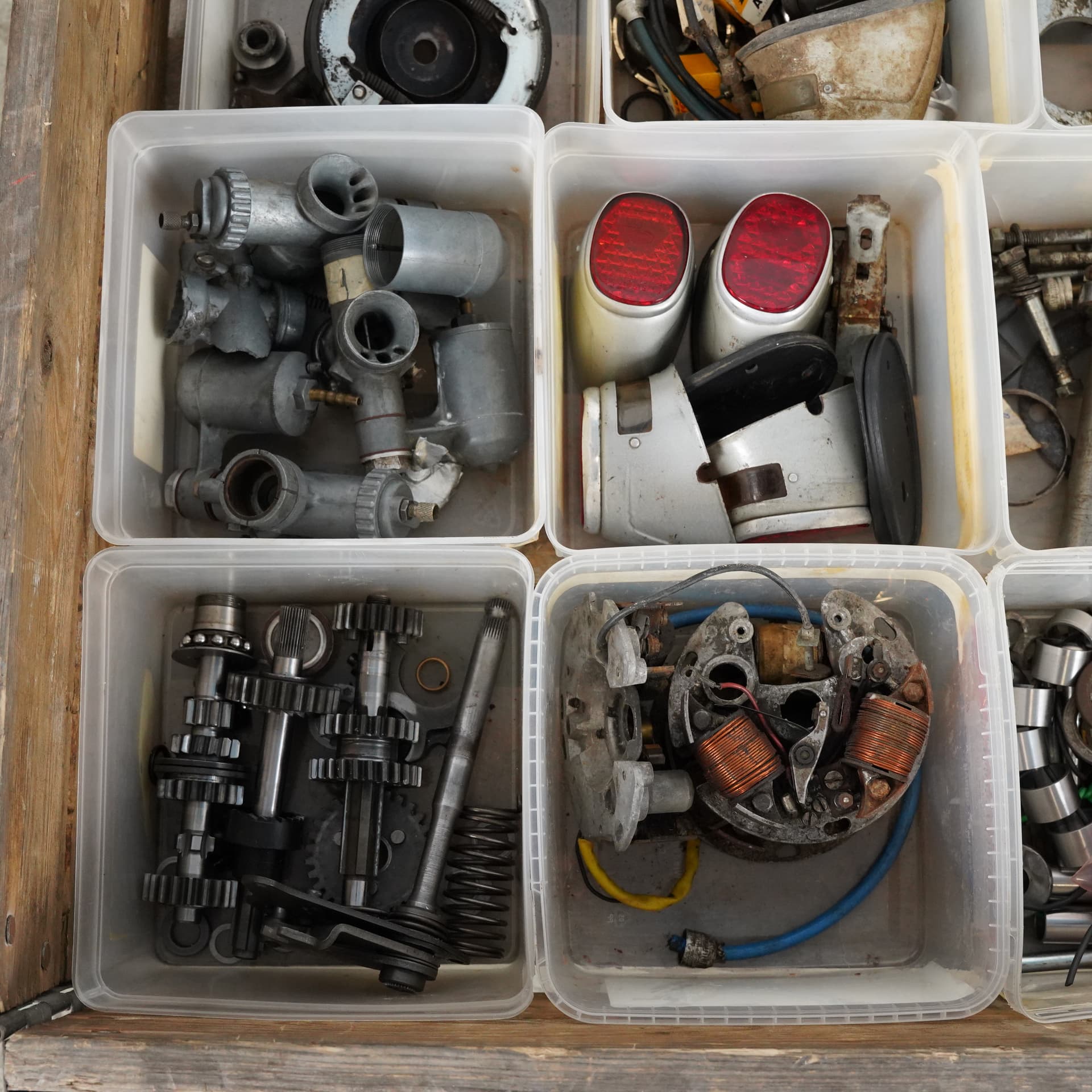 MOTORCYCLE PARTS, lot, for lightweight motorcycles, 1950s. - image 5