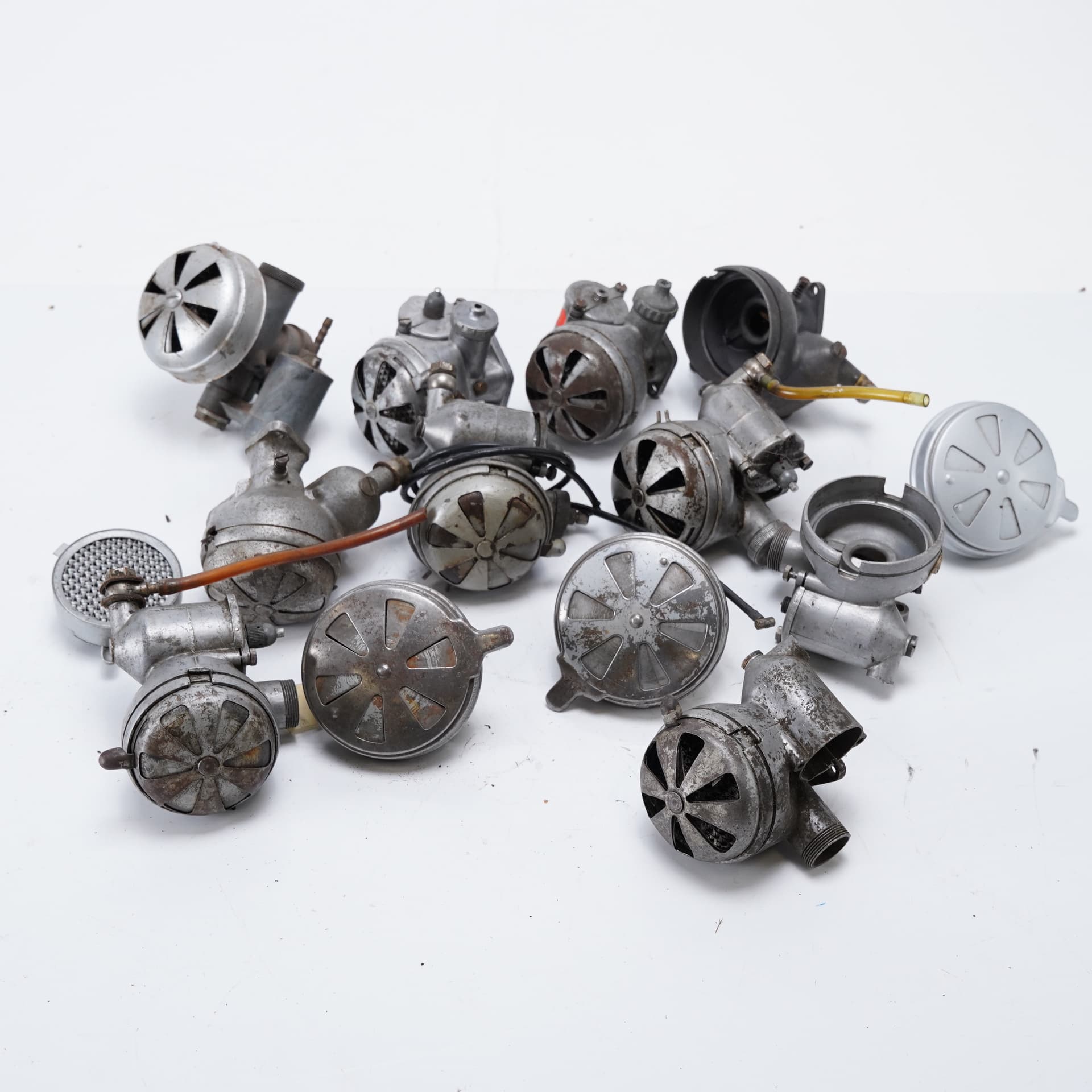 BING, SACHS, lot of carburetors, 1950s.