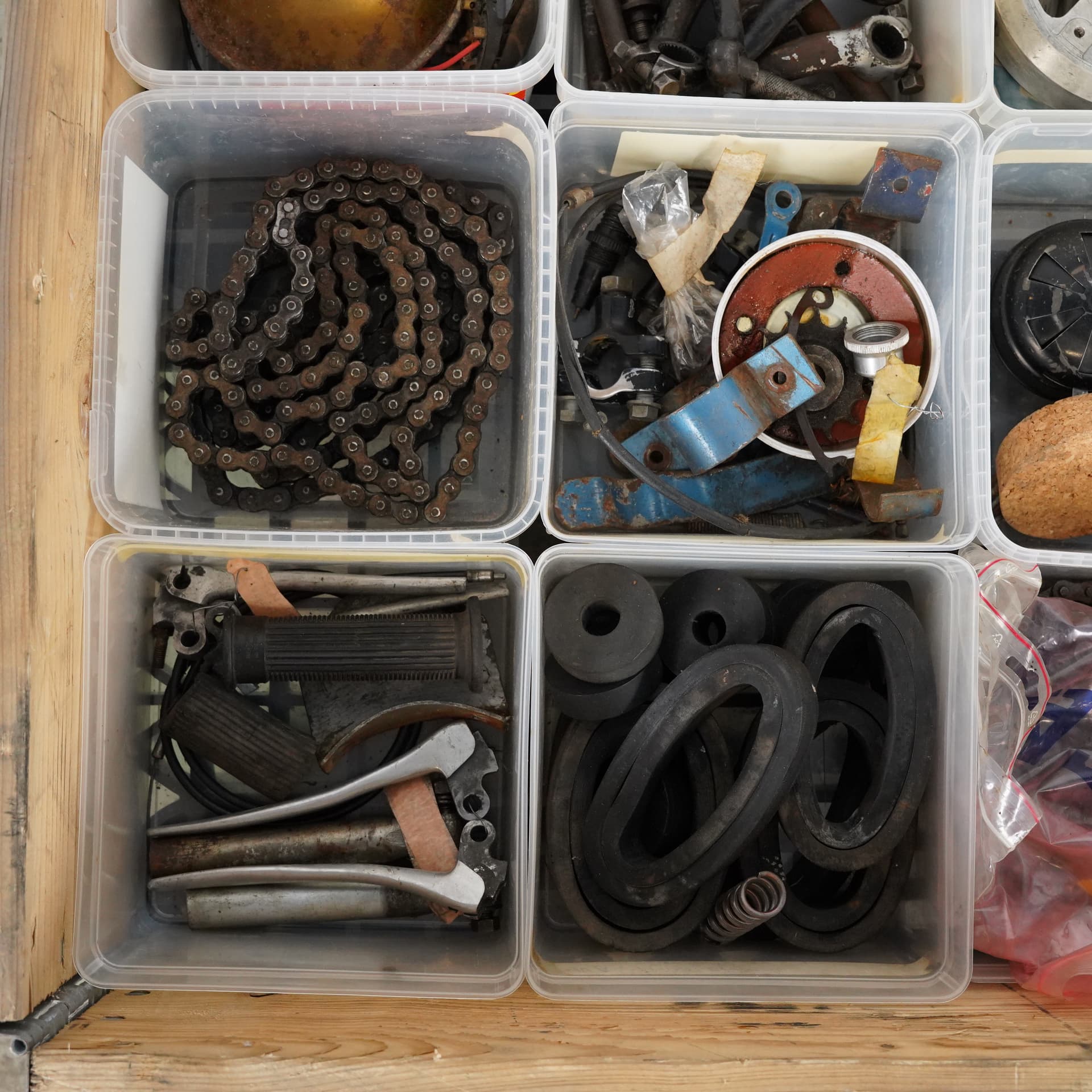 MOTORCYCLE PARTS, lot, for lightweight motorcycles, 1950s. - image 5