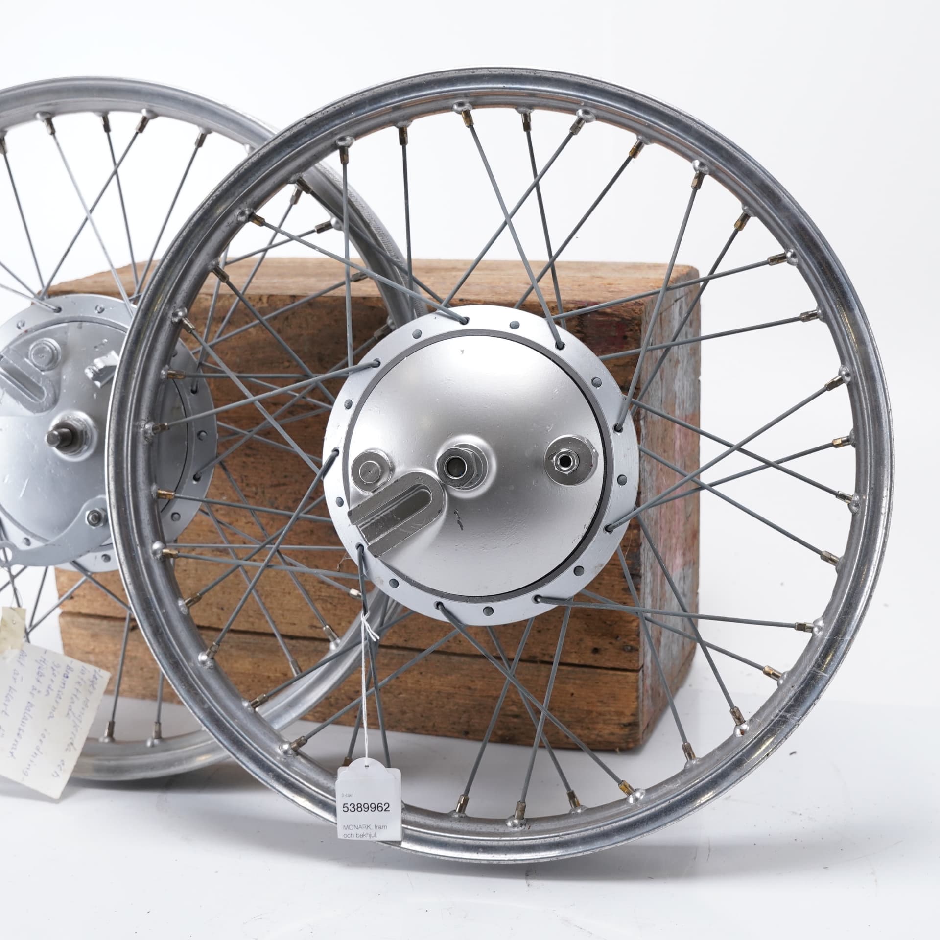 MONARK, front and rear wheels, m88, 1950s. - image 2