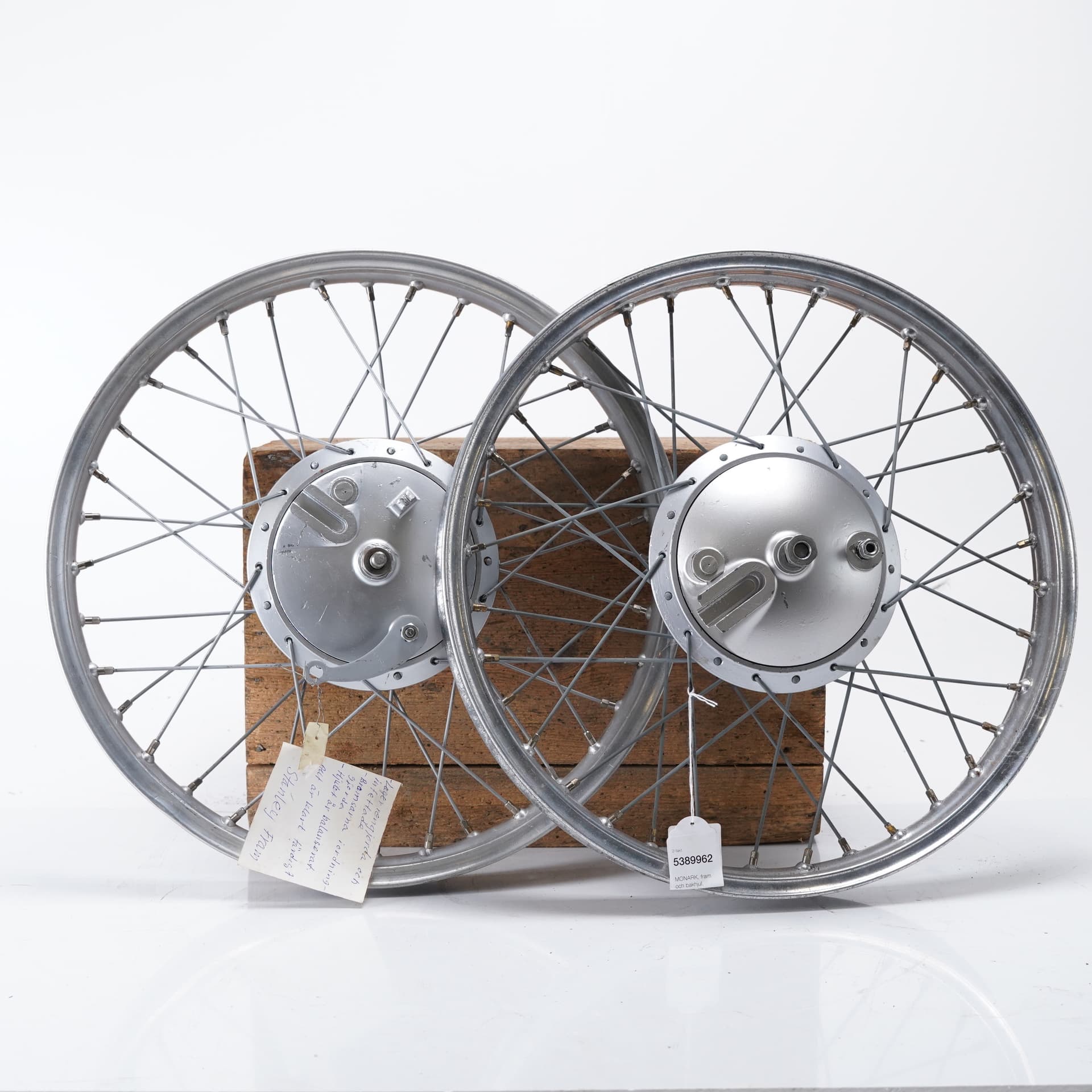 MONARK, front and rear wheels, m88, 1950s.
