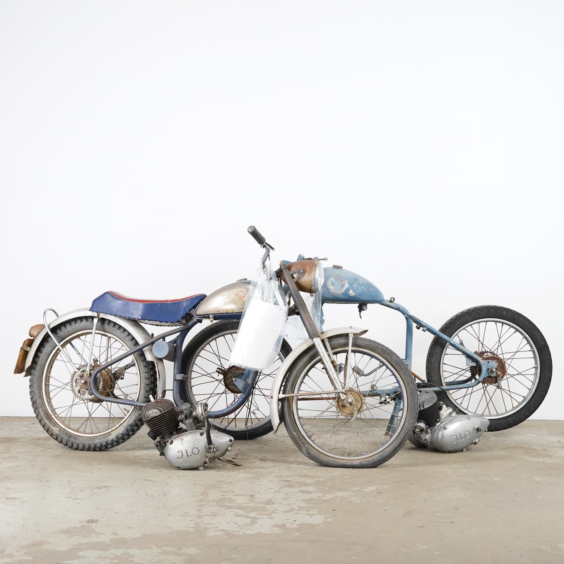 MONARK, m87/88, motorcycles in parts, 1953.