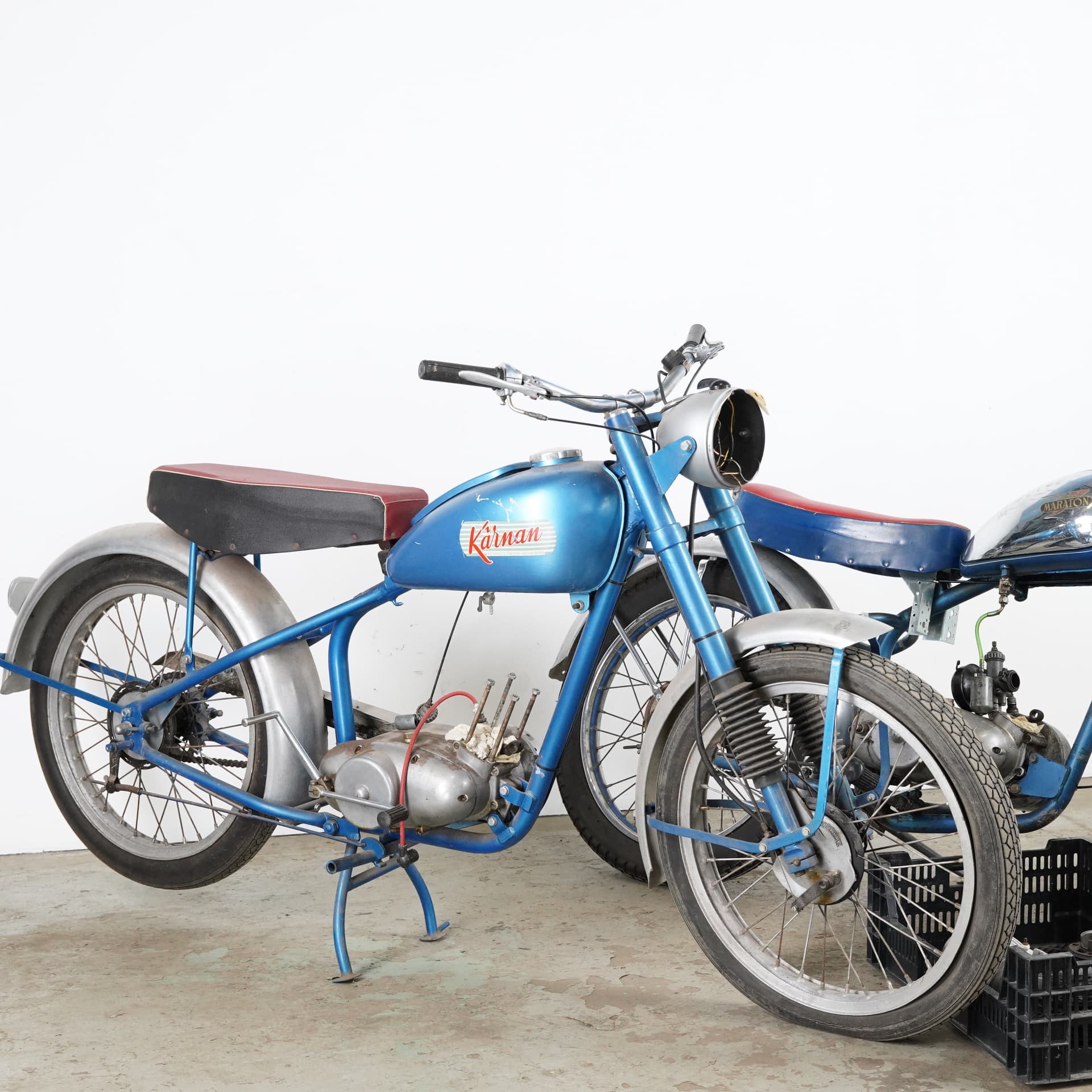 KÄRNAN/MARATON, motorcycles in parts, approx. 150cc, approx. 1953, Sweden. - image 2