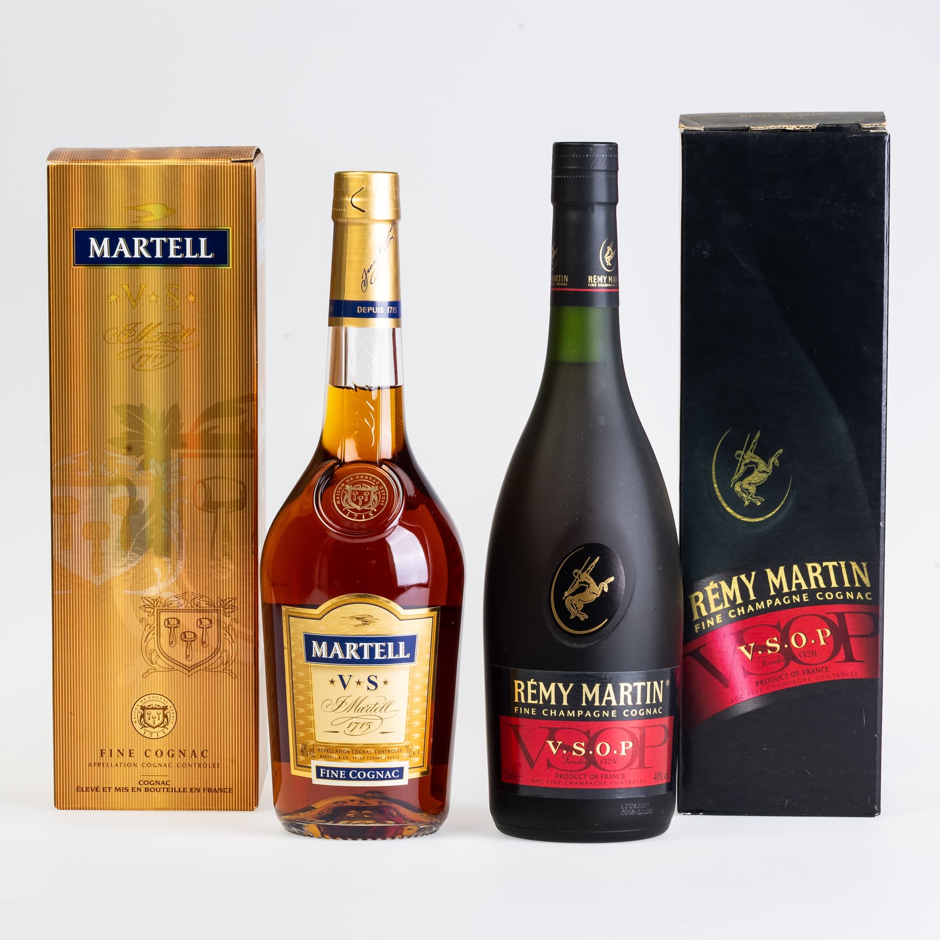 PAIR OF COGNACS.