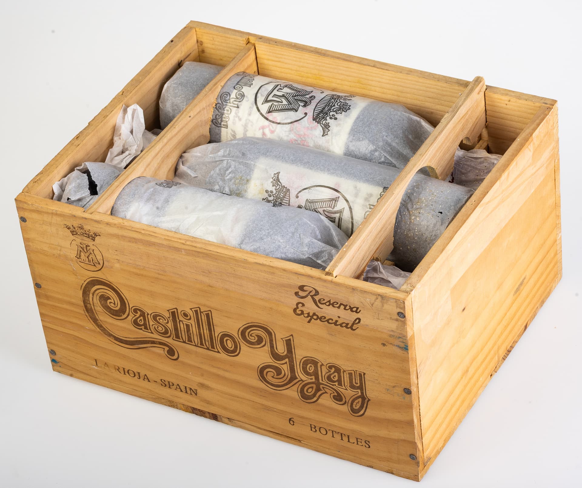 CASTILLO YGAY GRAN RESERVA ESPECIAL 1994, CASE OF SIX. - image 2