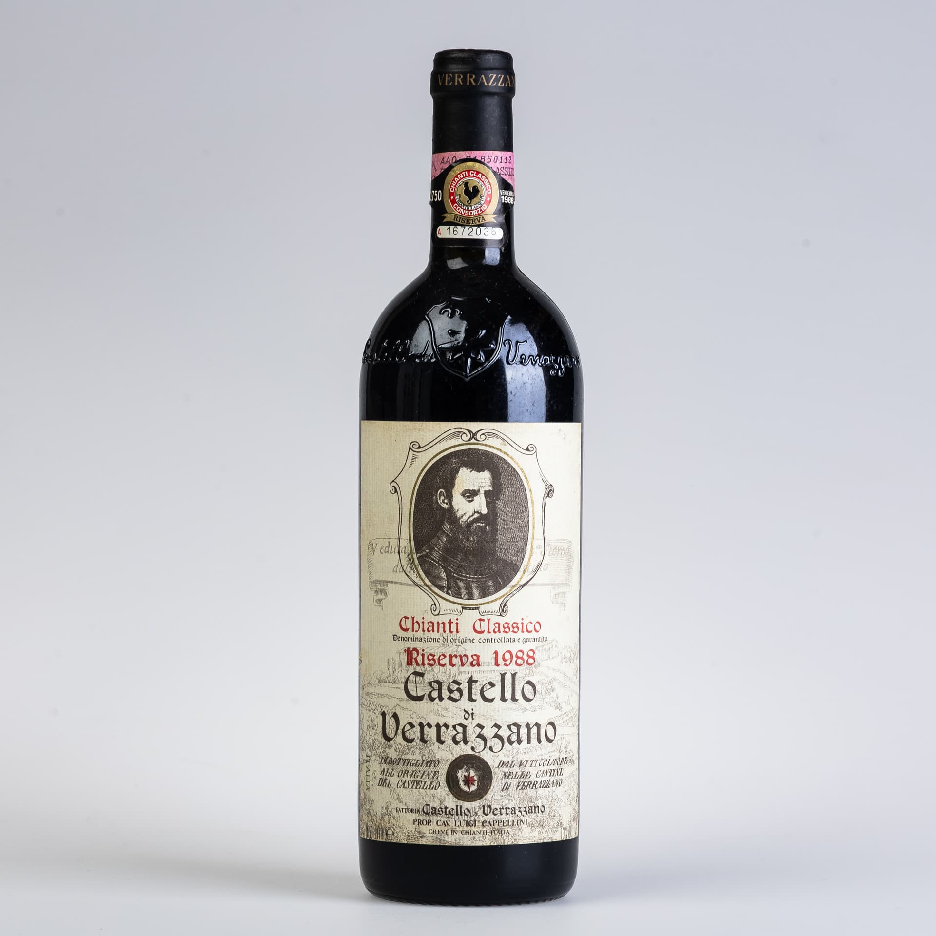 1988 CASTELLO DI VERRAZZANO CHIANTI CLASSICO RISERVA.