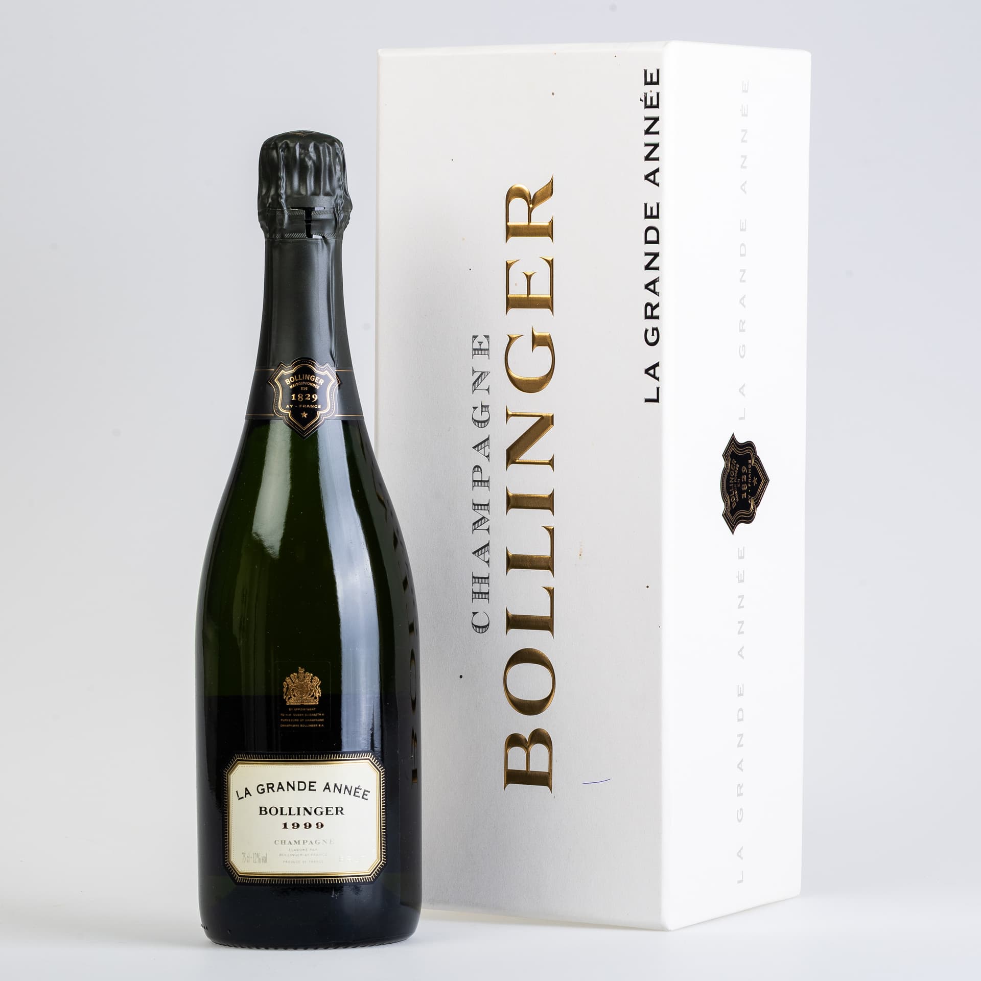 BOLLINGER LA GRANDE ANNÉE 1999 CHAMPAGNE.