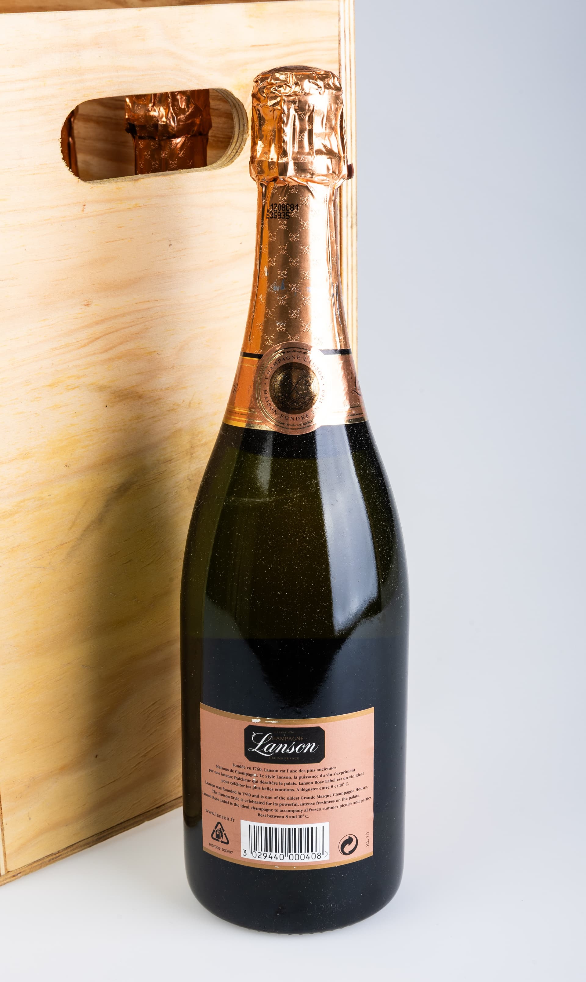 SIX BOTTLES OF LANSON BRUT ROSÉ. - image 4
