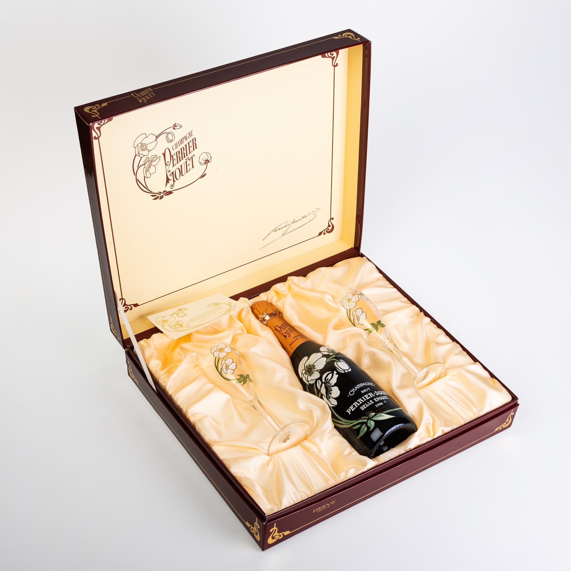 PERRIER-JOUËT BELLE ÉPOQUE 1990 IN PRESENTATION CASE. - image 2