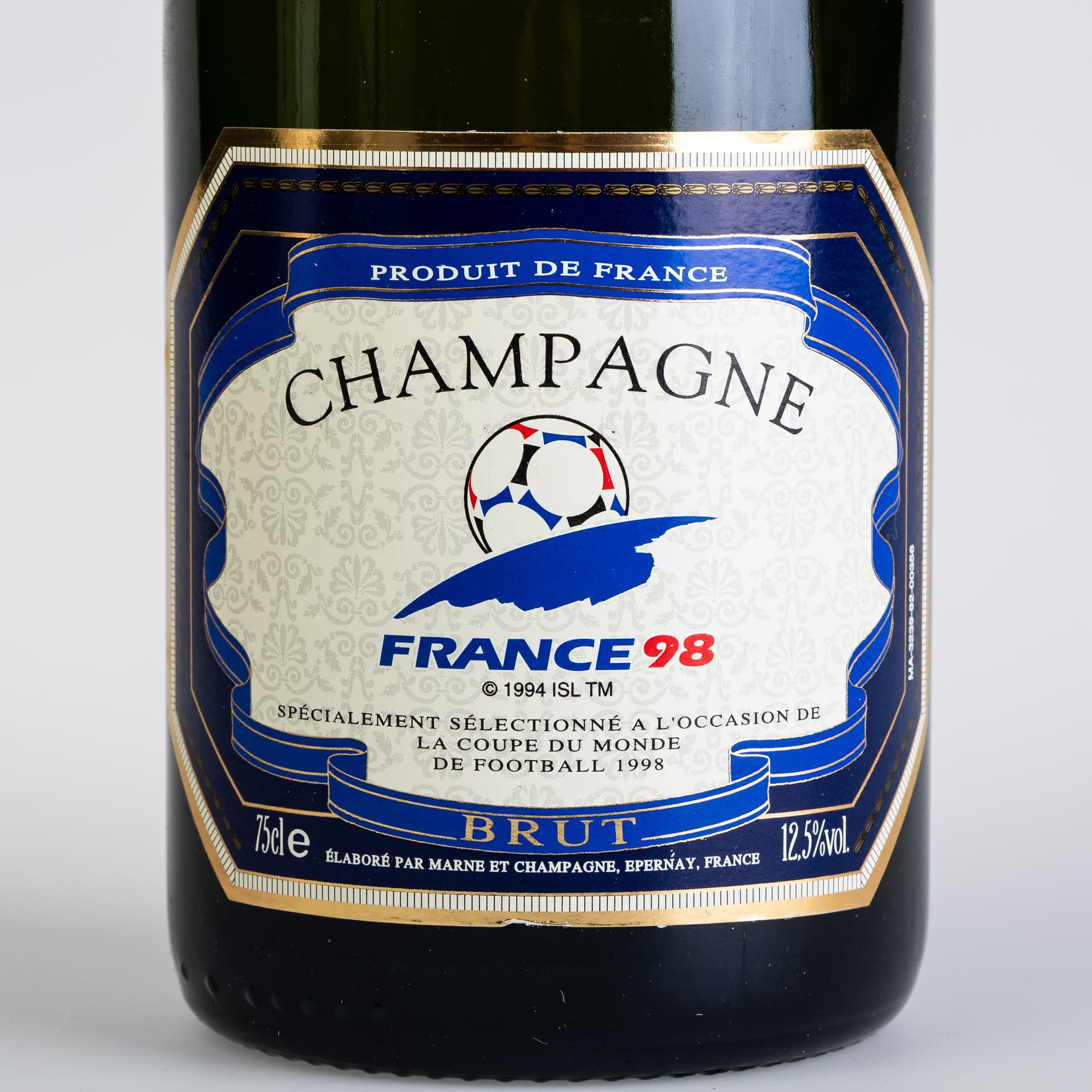 COMMEMORATIVE FRANCE 98 BRUT CHAMPAGNE. - image 3