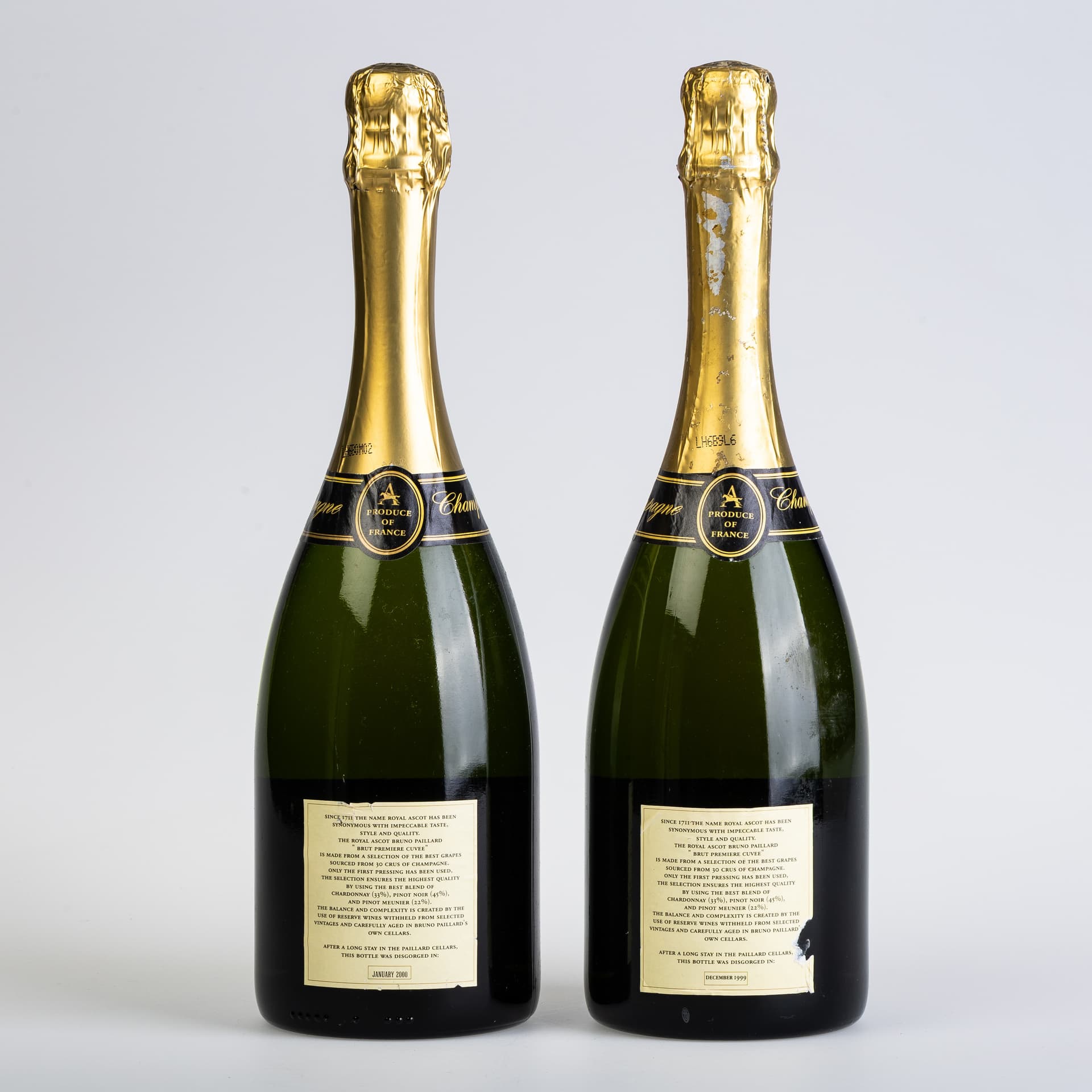 PAIR OF ROYAL ASCOT BRUNO PAILLARD PREMIER CUVÉE CHAMPAGNES. - image 4