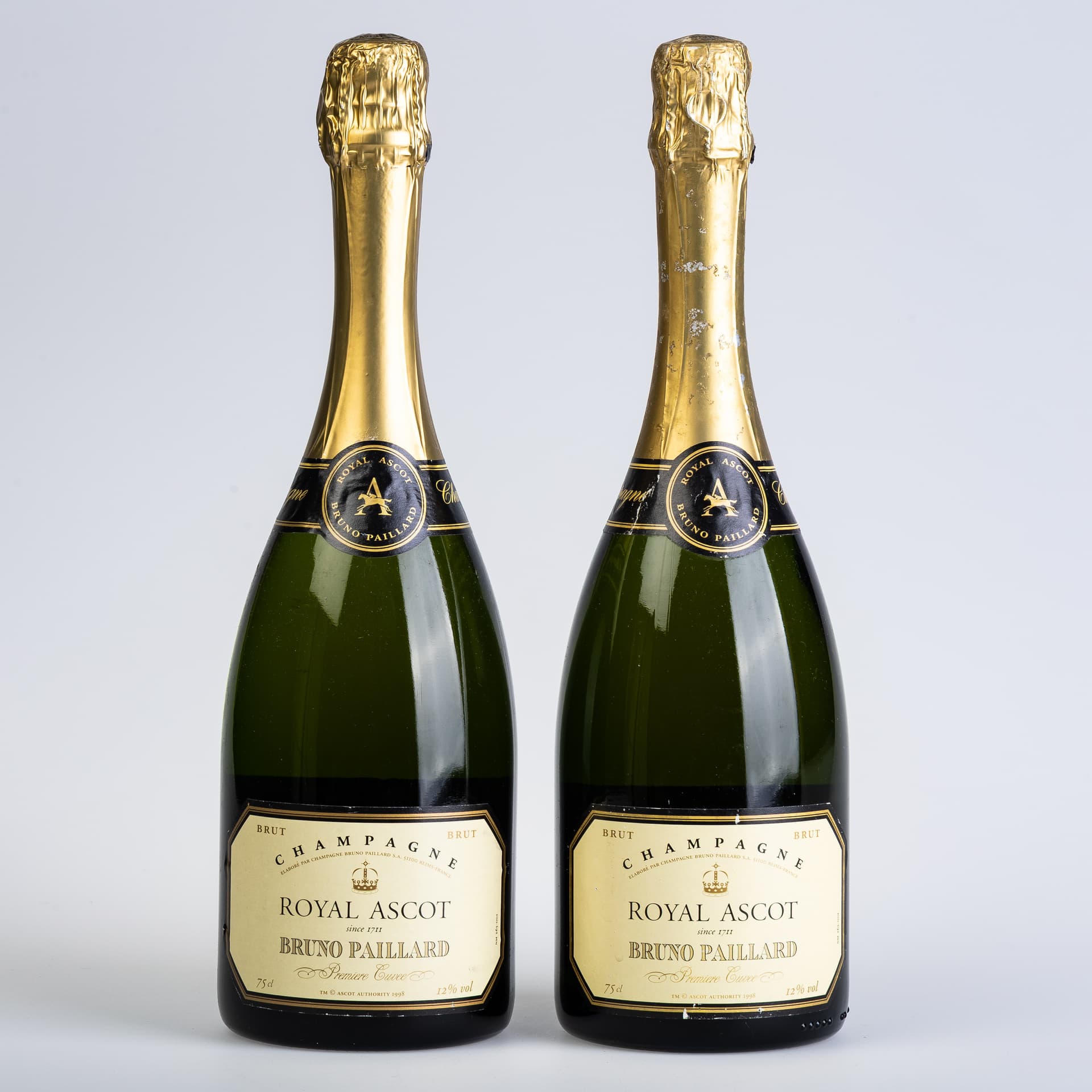 PAIR OF ROYAL ASCOT BRUNO PAILLARD PREMIER CUVÉE CHAMPAGNES.