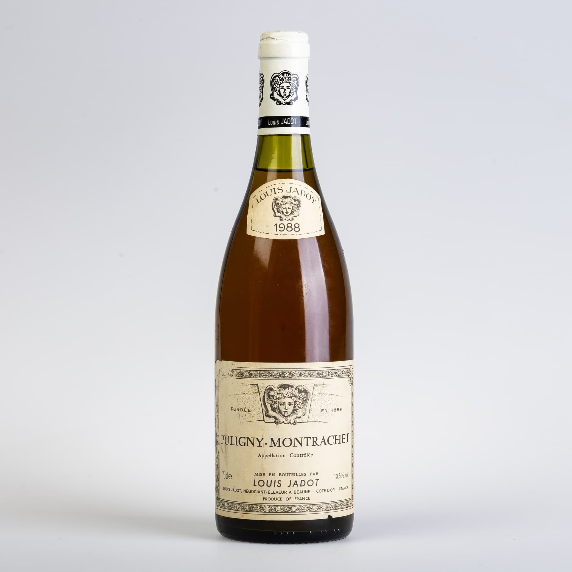 1988 LOUIS JADOT PULIGNY-MONTRACHET WHITE BURGUNDY.