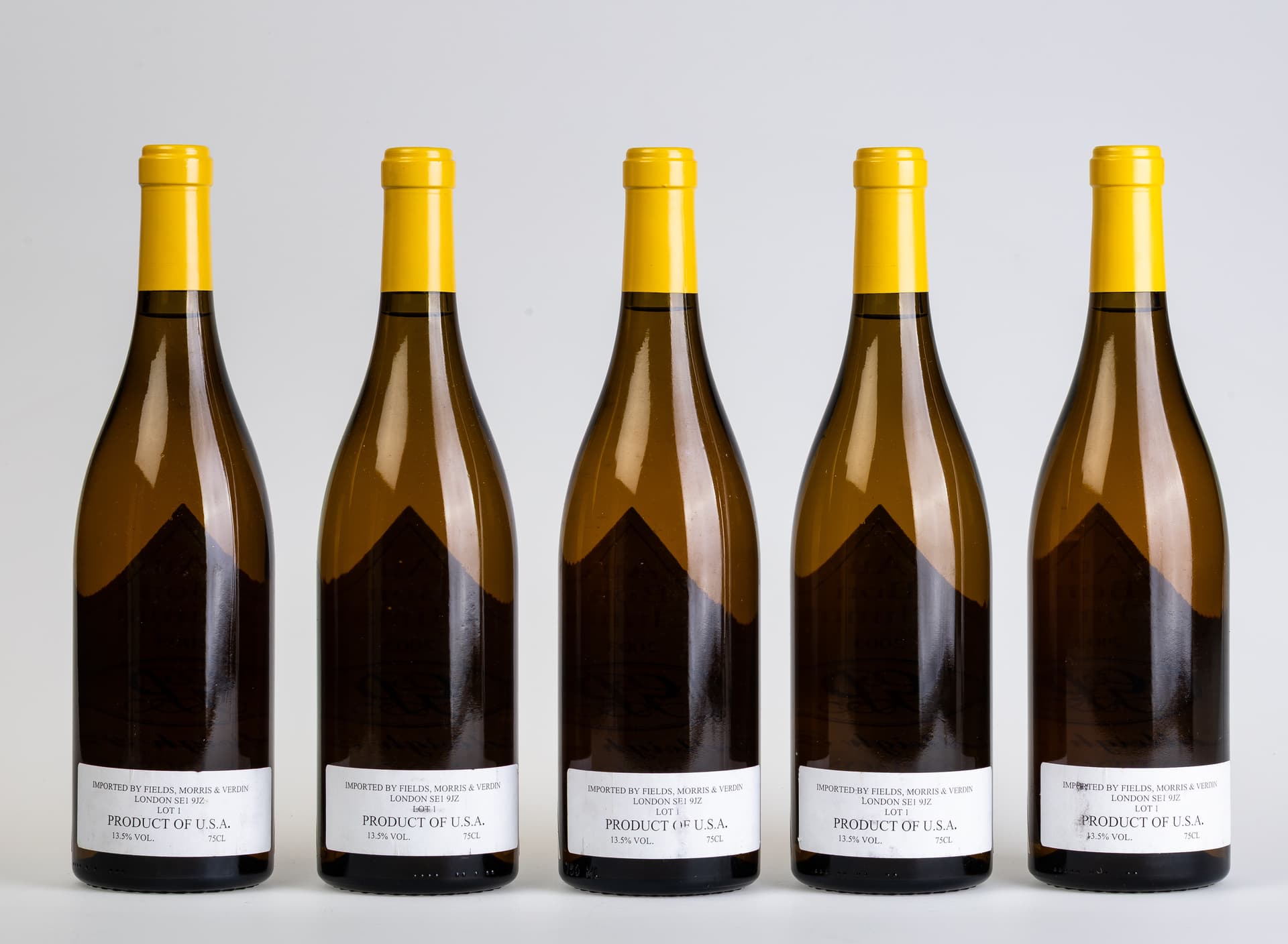 FIVE BOTTLES OF AU BON CLIMAT 2003 CHARDONNAY. - image 4