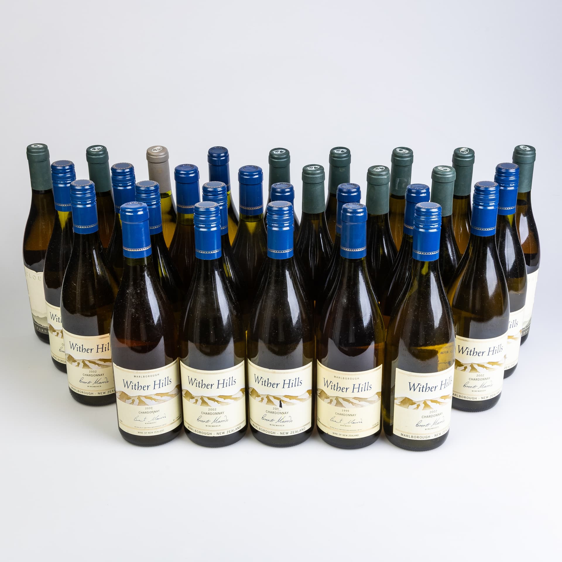 CHARDONNAY AND SAUVIGNON BLANC WINE COLLECTION.