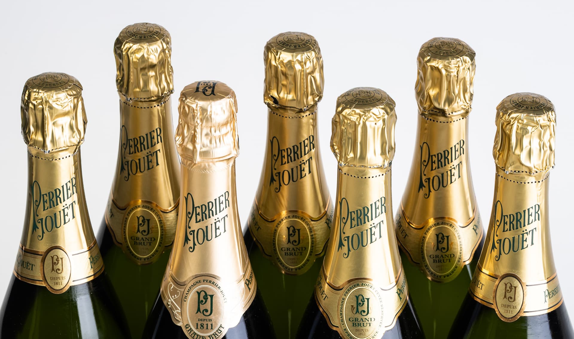 SEVEN BOTTLES OF PERRIER JOUËT GRAND BRUT CHAMPAGNE. - image 3