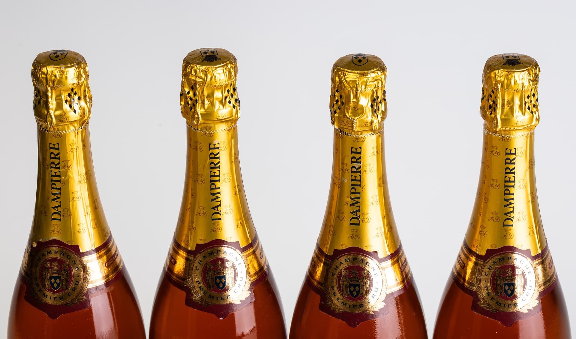 FOUR BOTTLES OF COMTE AUDOIN DE DAMPIERRE PREMIER CRU BRUT ROSÉ. - image 4