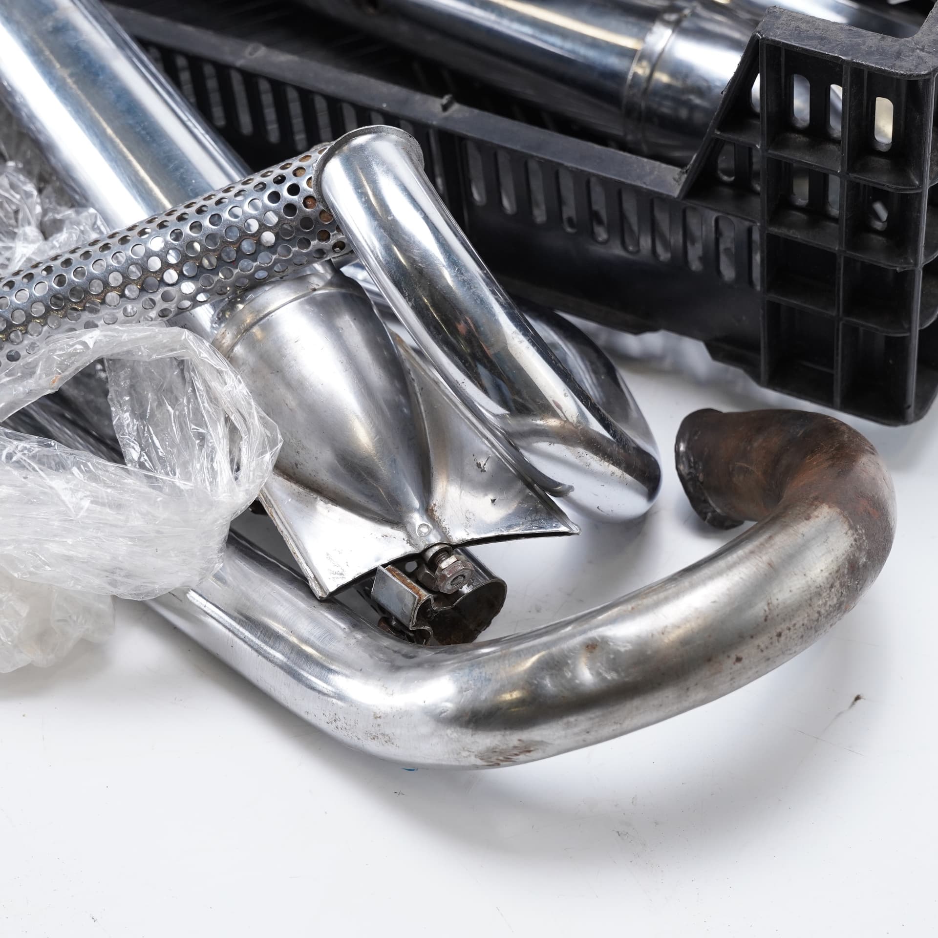 MONARK, lot of exhaust pipes, heat shields etc., 1950s. - image 2
