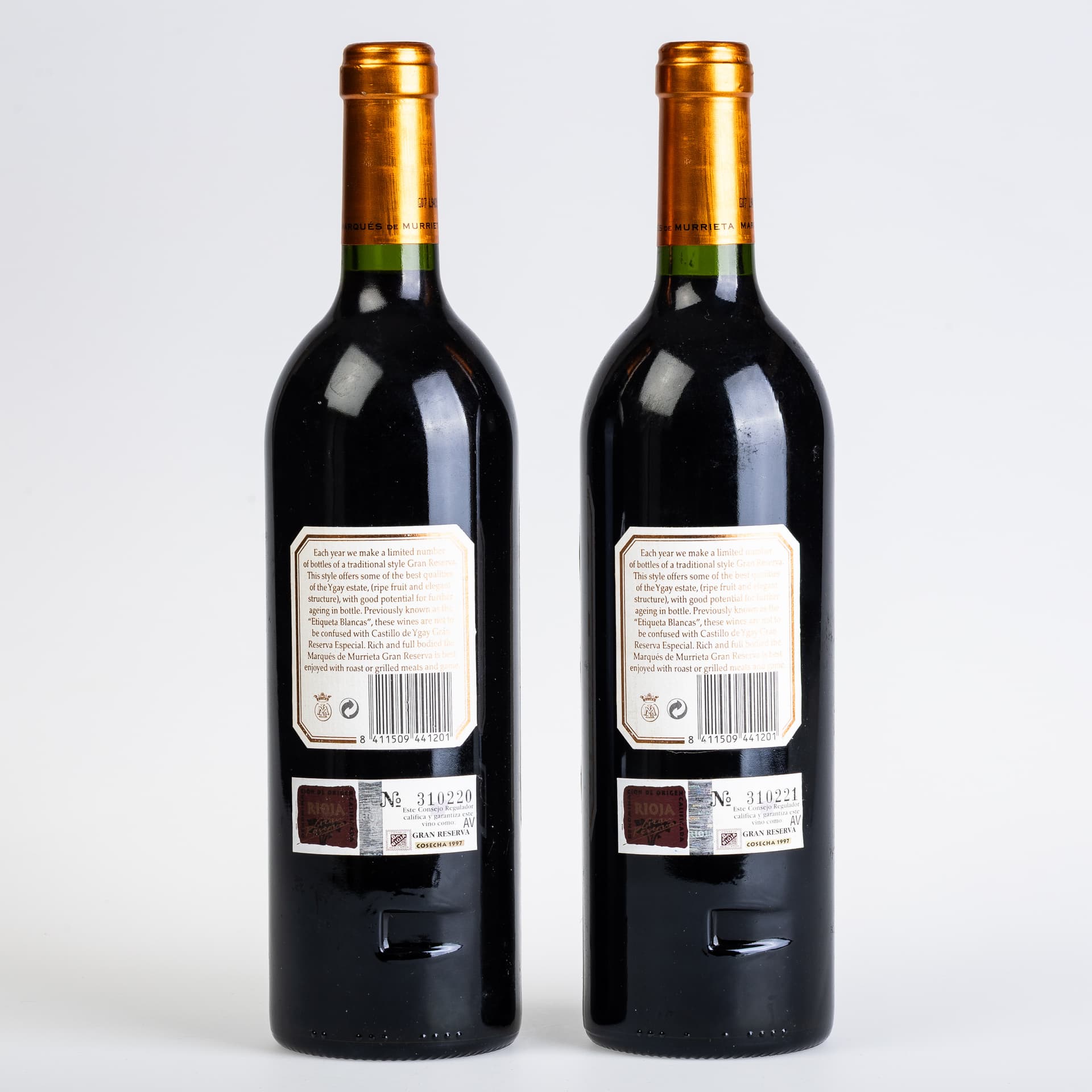 PAIR OF 1997 MARQUÉS DE MURRIETA YGAY GRAN RESERVAS. - image 4