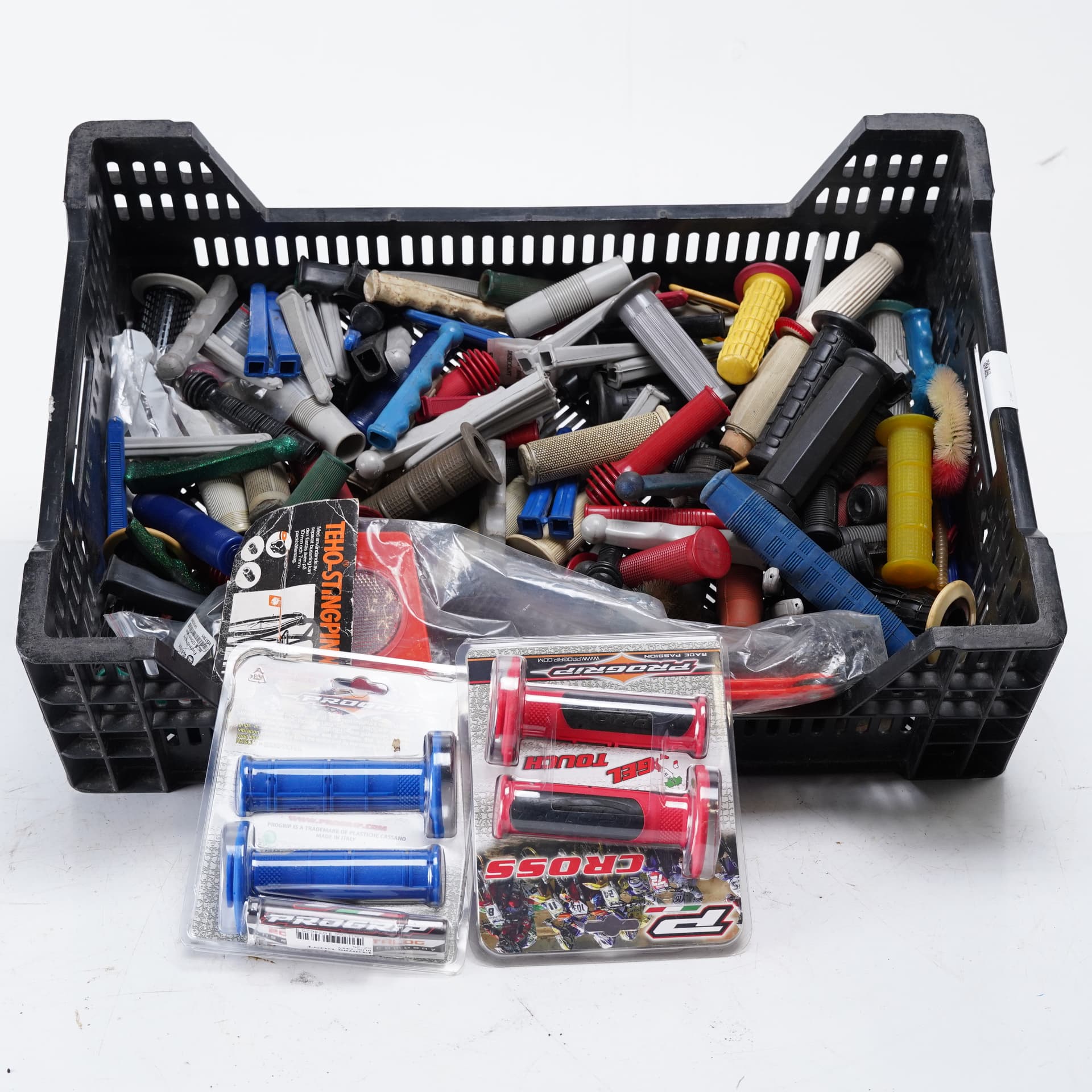 HANDLES, RUBBERS ETC., lot, second half of the 20th century.