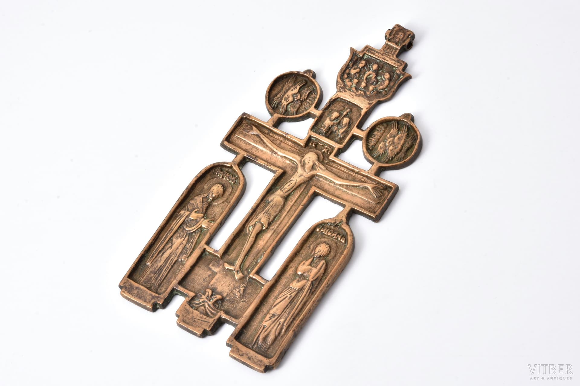 Cross: The Crucifixion of Christ, Copper Alloy - image 2