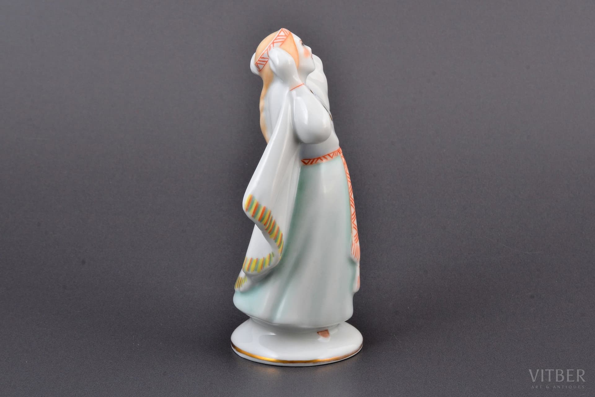 Porcelain Figurine: Mourning Woman by Mirdza Januza - image 2