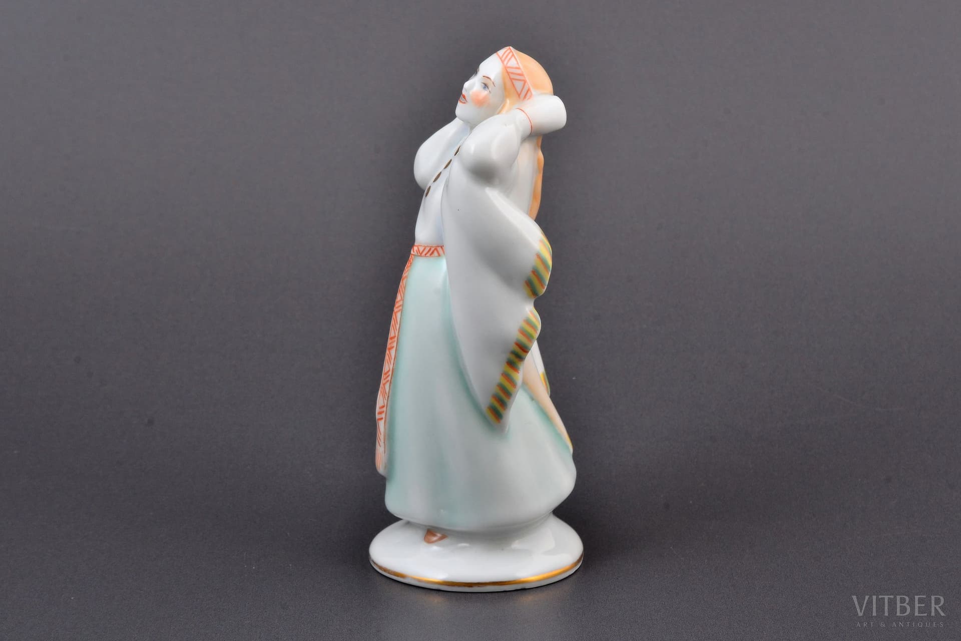 Porcelain Figurine: Mourning Woman by Mirdza Januza - image 4