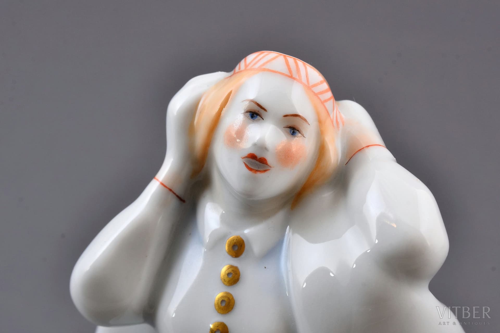 Porcelain Figurine: Mourning Woman by Mirdza Januza - image 5
