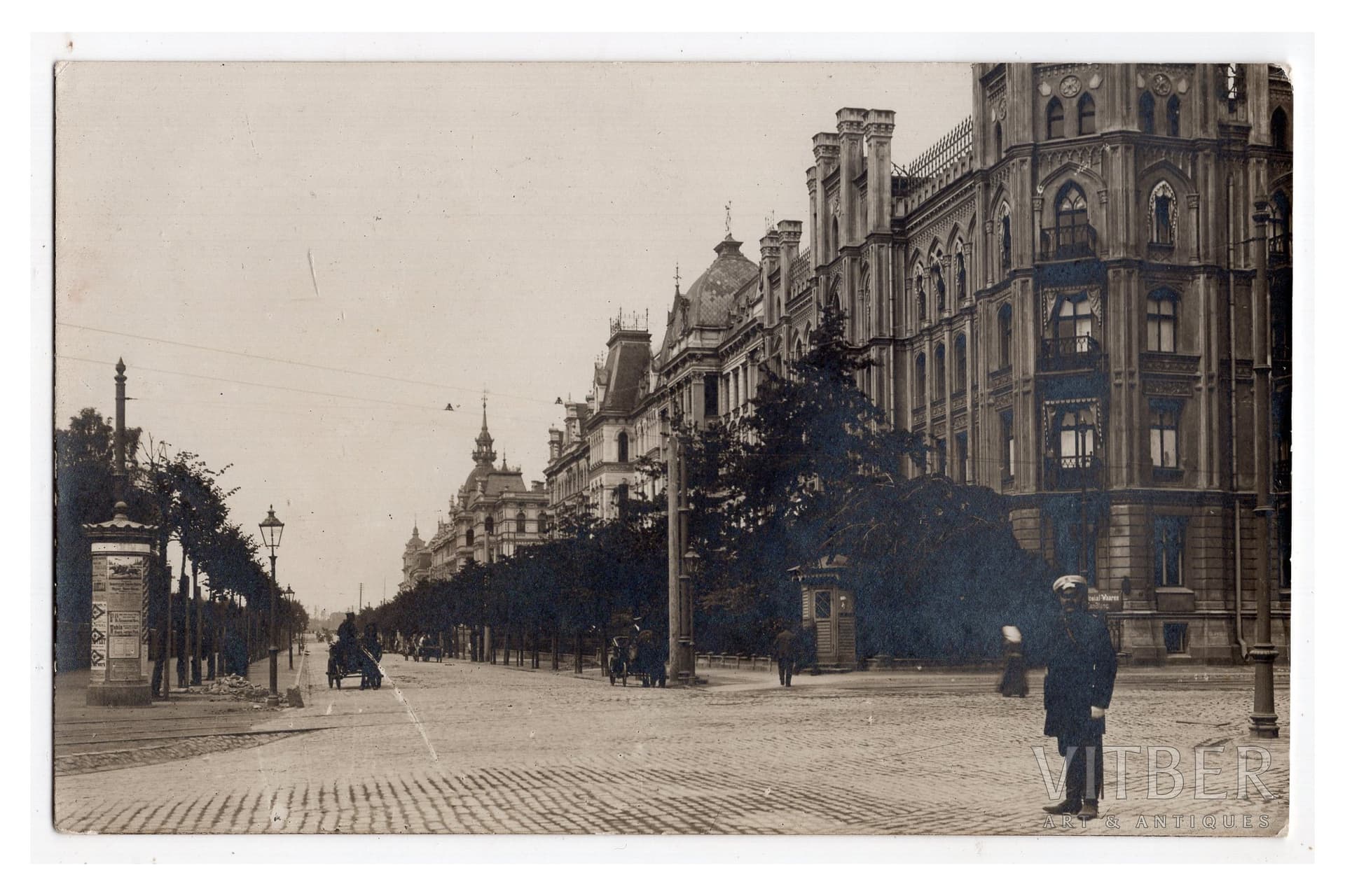 photography, Riga, Latvia, Russia, beginning of 20th cent., 14х8.8 cm