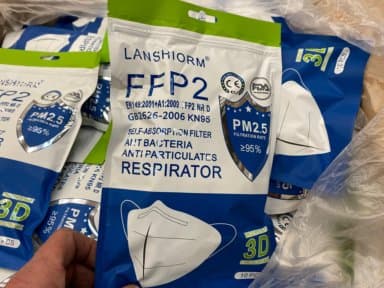 FFP2 mask / EN 149:2001+A1:2009 / GB 2626-2006 KN95