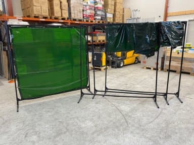 4 stk Svejseskærm 2x2 Meter / Nye
