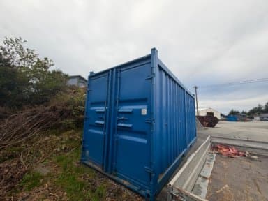 Insulated 20-foot plumber's container