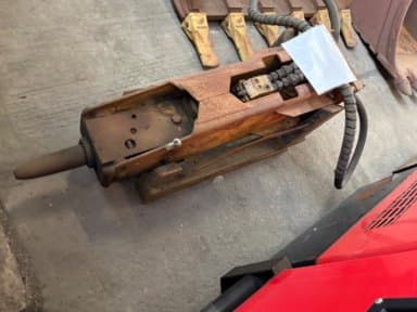 Hydraulikhammer with tubing and pitcher frame, for 8-12 tonnes machine