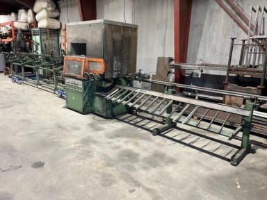 Industrial Machines OMP Matic 315 Cut-off Saw with Magazine/Stacking Stand