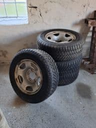 4 Michelin Snow Tyres 16" 235/60 R 16 on Steel Rims