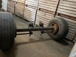 BPW Eco loader axle with drum brakes