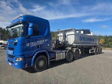 Scania R590 6x4 with Istrail Tippsemi 2023