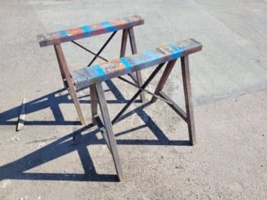 2 metal weight buckets ( no reservation price )