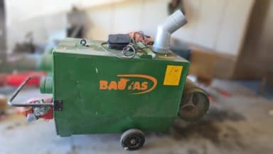 Bautas ND70 gas-fired heater 70 kW with 33 kg propane tank