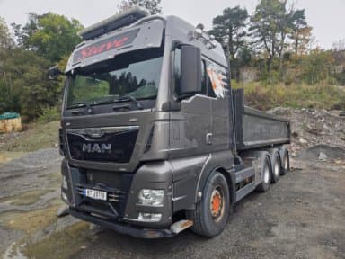 MAN TGX 35.480 8x4 Tridem 2015 Defective Engine