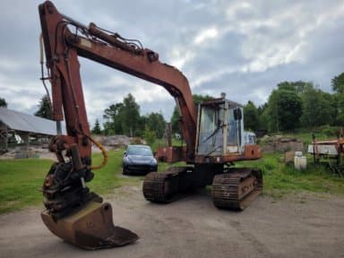 Excavator Poclain 90c with tiltrotator