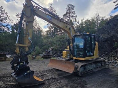 CAT 315 GC 2022 Excavator with CAT TRS 14 Rototilt 677 Hours