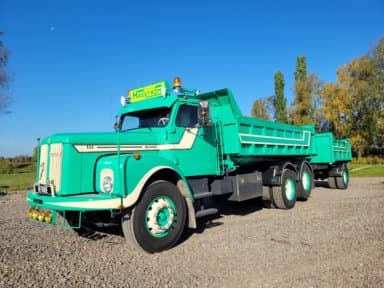 Scania LS 111 S 46 Veteran Truck with Trailer